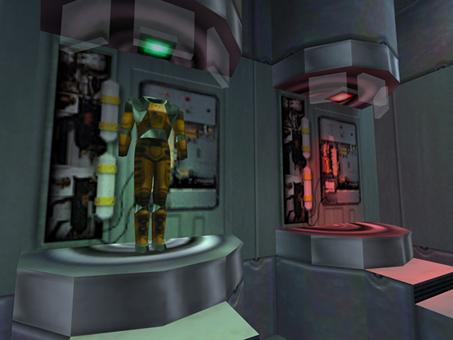 The HEV suit helps Gordon Freeman to survive the chaos of the resonance cascade.