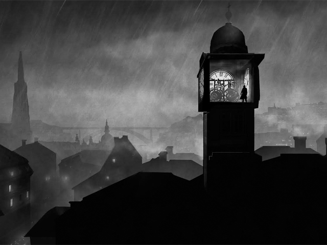 The visual style is one of Calvino Noir's great strengths.